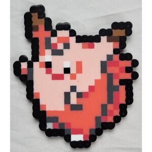 Clefable Menu Icon Pokemon Perler Bead Pixel Art